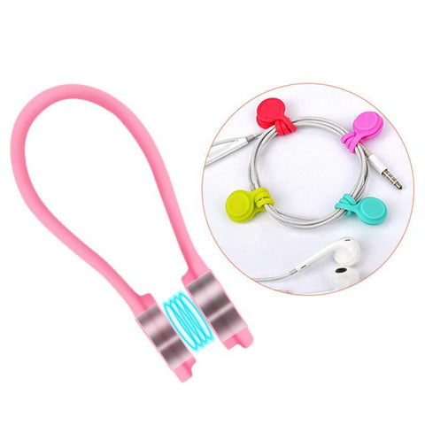 3pcs/pack Multifunction Magnet Earphone Cord Winder For IPhone Phone TV DVD PC Wires Cables-PA00853-Veeddydropshipping