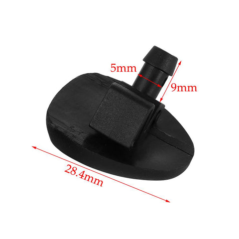 2Pcs Car Water Jet Spray Nozzles Washer Front Windshield Plastic Wiper-AM00217-Veeddydropshipping