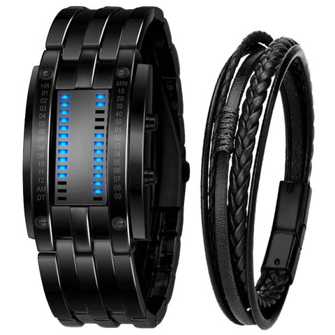 Waterproof Lava Watch Double Lamp Led Watch-JW00781-Veeddydropshipping