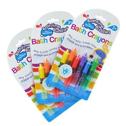6Pcs/Set Baby Bath Crayons Toddler Washable Bathtime Safety-TB00552-Veeddydropshipping