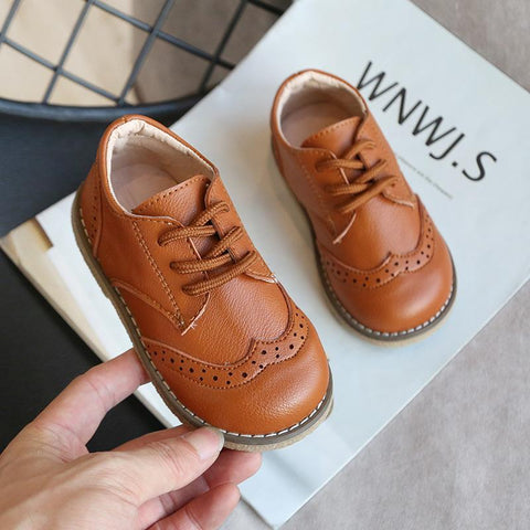 New Spring Autumn Children Leather Shoes for Boys-TB00183-Veeddydropshipping