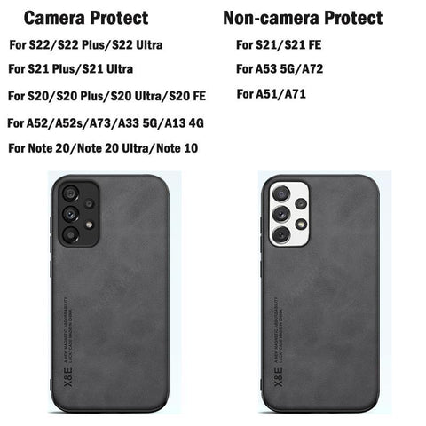 Leather Case For Samsung Galaxy S22 S23 Ultra S21 Plus S20 FE A53 A13-PA00213-Veeddydropshipping