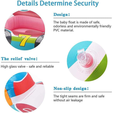 Inflatable Swimming Rings Baby Water Play Games Seat Float Boat Child Swim -OS00063-Veeddydropshipping