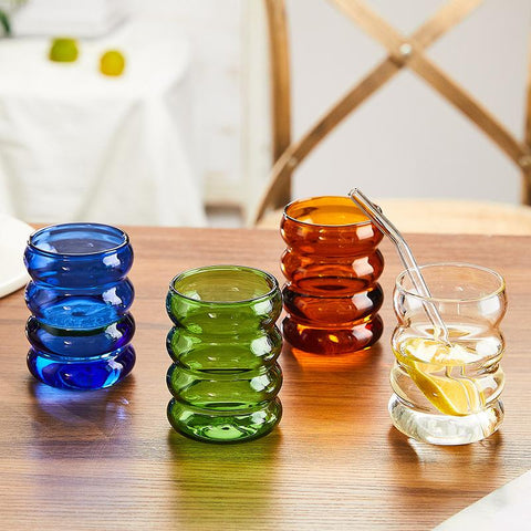 Glass Cup Heat-resistant Tumbler Drinkware Mug-HA01292-Veeddydropshipping