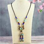 Fashion Ceramics Beads Pendant  style Long Necklace-JW01280-Veeddydropshipping