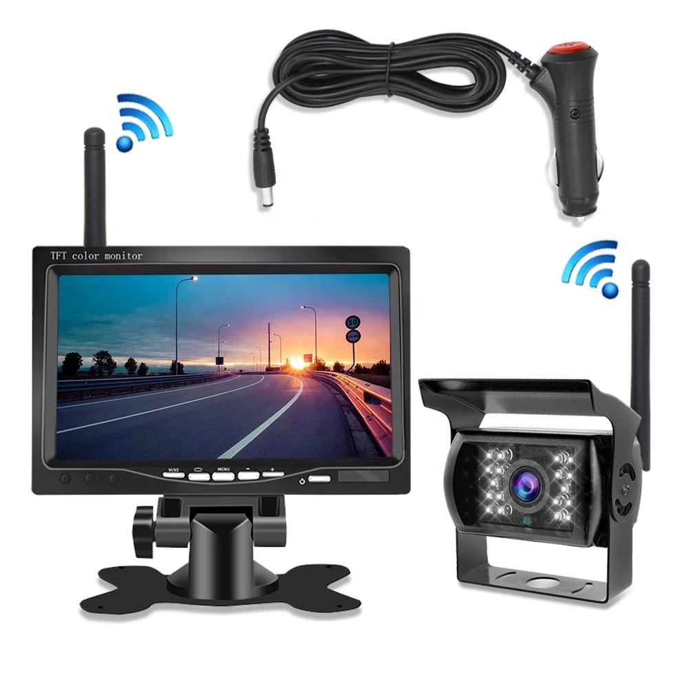 7Inch Monitor Wireless Rear View Backup Camera Night Vision System for Car RV-AM00688-Veeddydropshipping