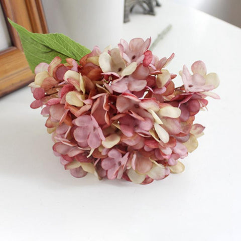Artificial Flowers Silk Hydrangea Vase Home Decoration-HA00735-Veeddydropshipping