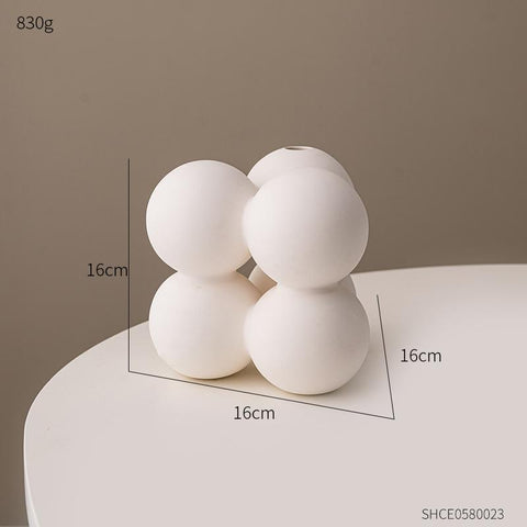 modern desk ceramic vase decorative vases-HA00250-Veeddydropshipping