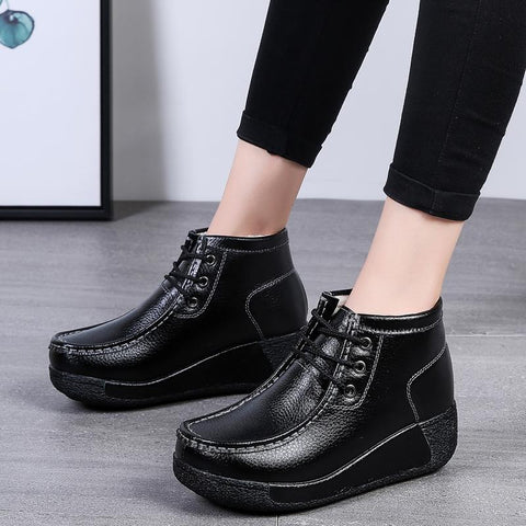 Waterproof Keep Warm Winter Boots Plush Botas Casual-BS00955-Veeddydropshipping