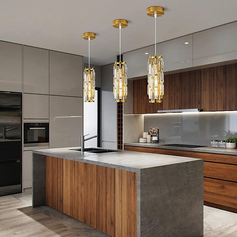 Small Pendant Chandeliers Crystal Lighting-TI00394-Veeddydropshipping
