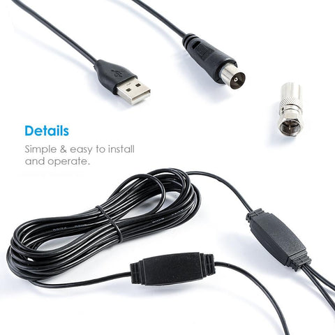 Digital HD TV Antenna Signal  TV Receiver Amplifier-Veeddydropshipping