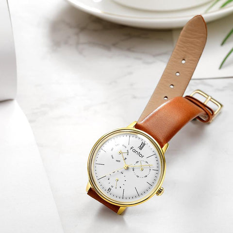 Luxury Leather Ladies Watch Woman Quartz Wristwatch-JW00985-Veeddydropshipping