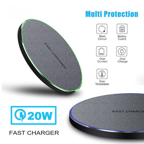 20W Qi Wireless Charger For iPhone 14 13 12 11 Pro XS X XR 8 Induction Type C-PA01036-Veeddydropshipping