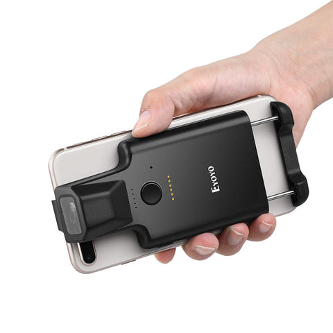 2D Backclip Bluetooth Barcode Scanner Portable Barcode Reader Data Matrix 1D 2D Barcode Scanner-Veeddydropshipping