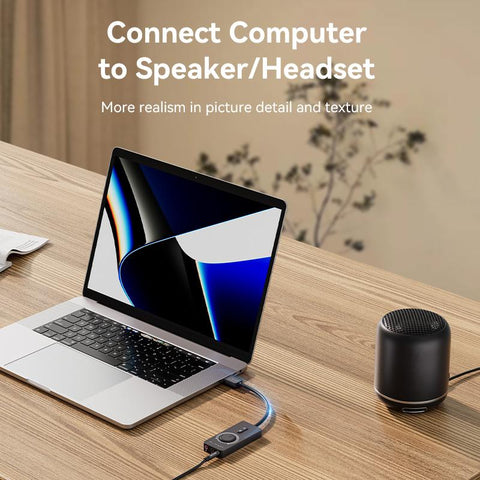 USB External Sound Card Audio Adapter  Earphone Microphone-CO00087-Veeddydropshipping