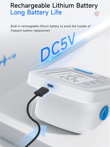 Digital Upper Arm Blood Pressure Monitor-BH00784-Veeddydropshipping