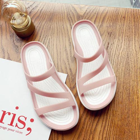 Flat Bottom Anti Slip Slippers Beach Skating Casual Shoes Women&#39;s-BS01139-Veeddydropshipping
