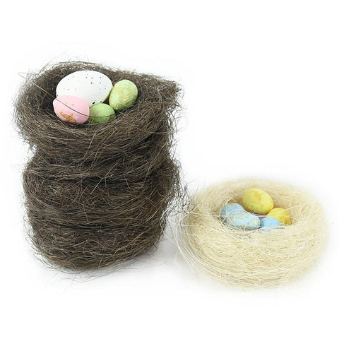 Artificial Bird Nest Easter Party Decor-HA00637-Veeddydropshipping