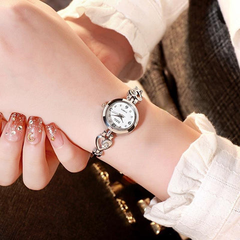 Fashion Women Heart Bracelet Watch Rose Gold Quartz Watch -JW01110-Veeddydropshipping