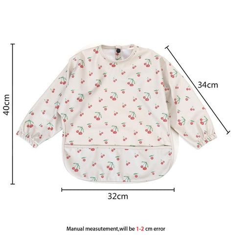 New Pattern Toddler Long Sleeve Scarf Waterproof Bib Smock Feeding-Veeddydropshipping-3