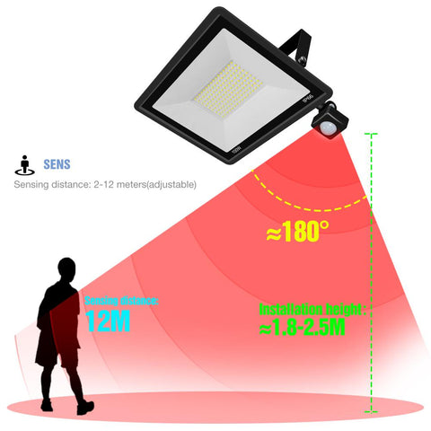 IP66 LED Floodlight Waterproof Garden Reflector Flood Light Exterior-TI00861-Veeddydropshipping