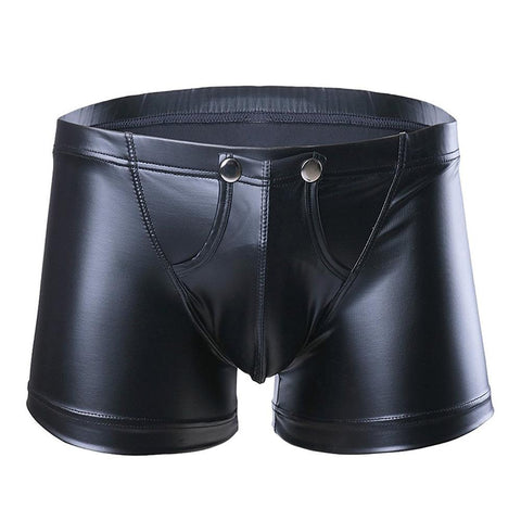 Underwear Open Front Casual Slip Male Shorts Solid Color Fashion Panties-MF01724-Veeddydropshipping