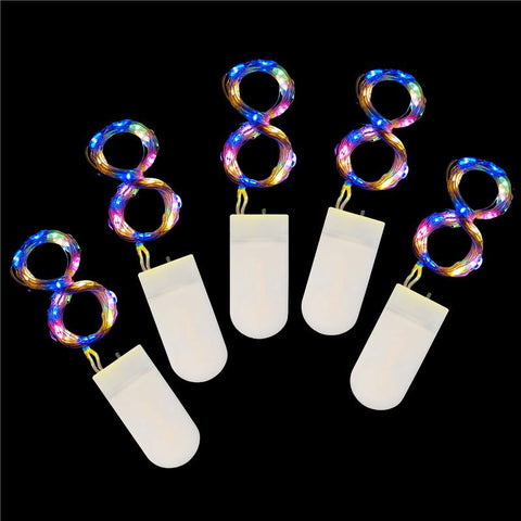 10pcs 1M 2M Fairy Light LED Copper Wire String Lights Outdoor Garland Wedding-TI00947-Veeddydropshipping