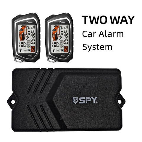 Germany Spy Two Way Car Alarm System Remote Wireless Engine Start Security 2-AM00581-Veeddydropshipping