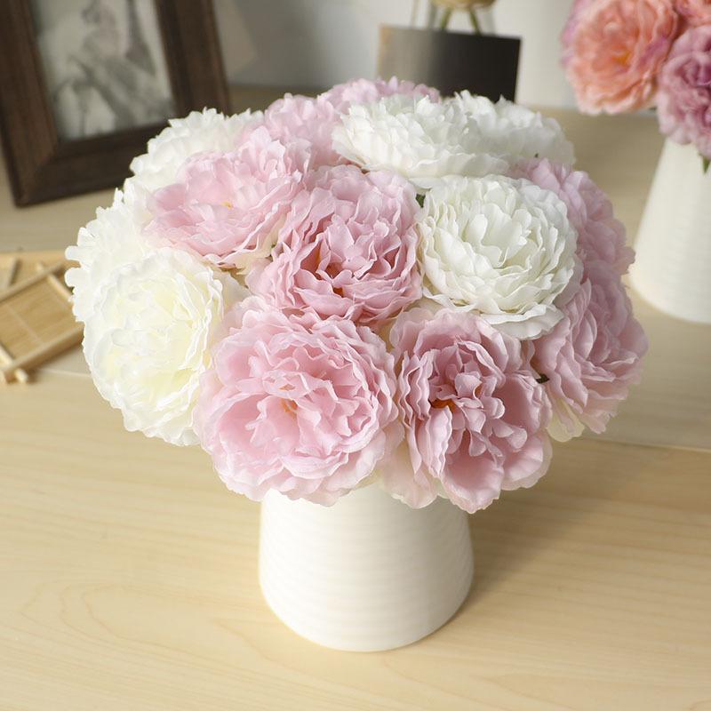 Peony Artificial flowers Home Decor-HA00718-Veeddydropshipping