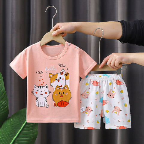 0-3year Baby Clothes set summer Boys Baby leisure Set-TB00317-Veeddydropshipping