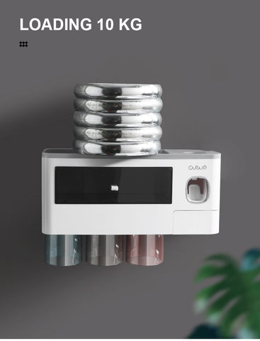 Magnetic Adsorption Inverted Toothbrush Holder-HA01016-Veeddydropshipping