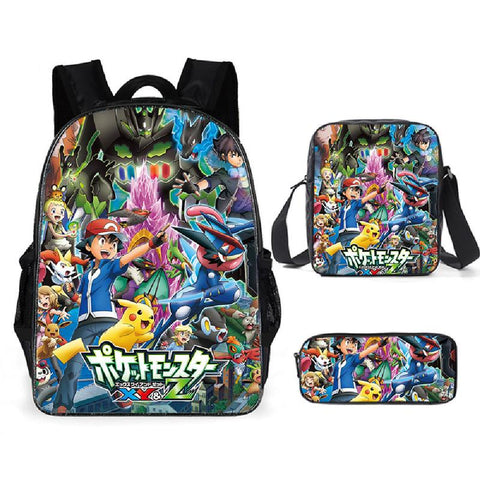 Pokemon Pikachu SchoolBag Storage Bag School Backpack-TB00077-Veeddydropshipping