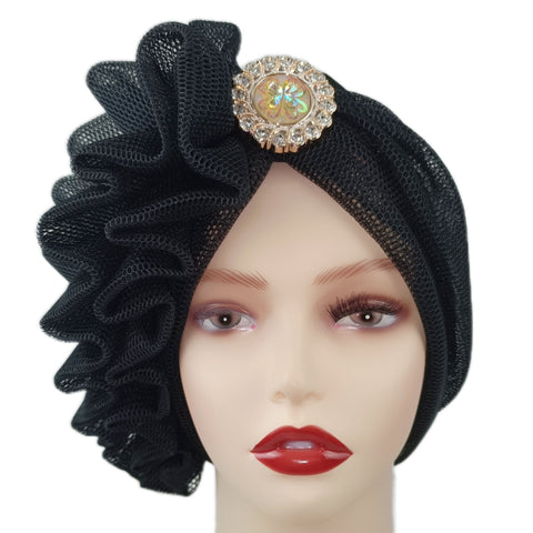 Fashion African Women Hats Headtie Caps-WF01691-Veeddydropshipping