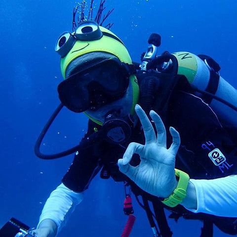 sunscreen anti-uv 4mm submersible cap cartoon personality submersible snorkeling-OS00051-Veeddydropshipping