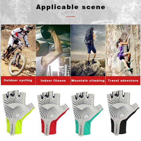 Sport Cycle Half -finger Gloves Gel Sports Bicycle Race Gloves Of Bicycle Mtb Road -OS01027-Veeddydropshipping