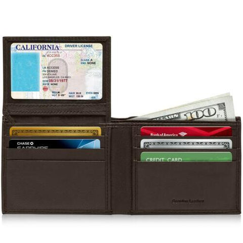 Minimalist Bifold Wallets For Men RFID-MF00722-Veeddydropshipping