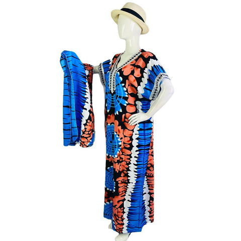 African Dress for Women Dashiki Dresses-WF01683-Veeddydropshipping