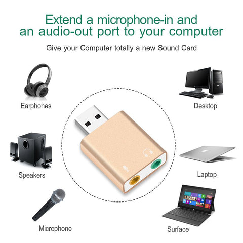 External  Headphone Adapter Stereo Audio Mic Sound Card-CO00086-Veeddydropshipping