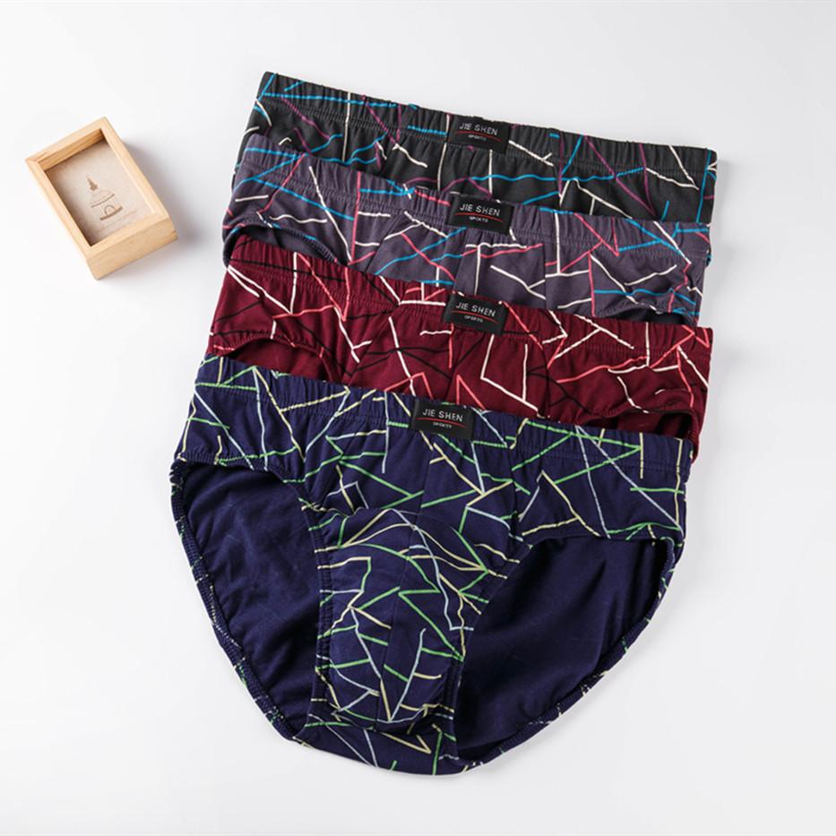 Sale 4pcs/Lot Mens Brief Cotton Mens Underwear Pant For-MF01705-Veeddydropshipping