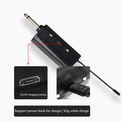 UHF Wireless Headset Microphone with Transmitter Receiver LED Digital Display -CE01236-Veeddydropshipping