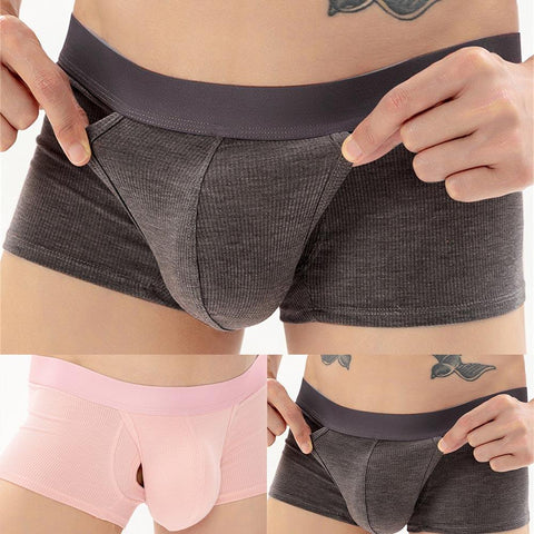Pouch Boxers Briefs Men Sexy Underwear Trunks Soft-MF01432-Veeddydropshipping