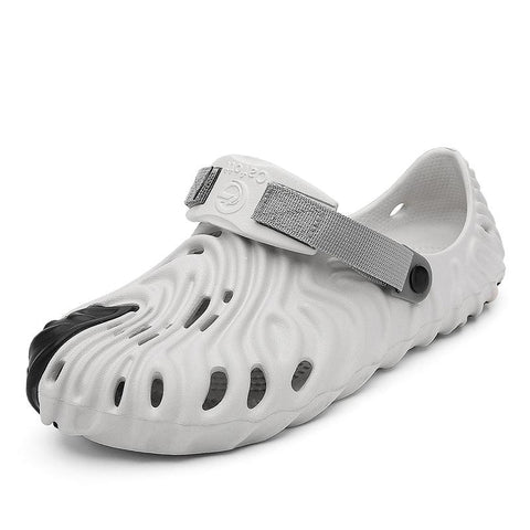 Runway Slippers Clogs Solid Hollow Design Beach Outside Soft-BS01472-Veeddydropshipping