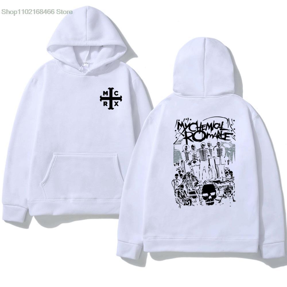 Printed sweatshirt hip-hop trend black hooded pullover-Veeddydropshipping