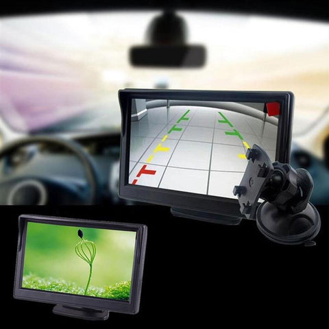 Car Monitor Screen For Parking Rear View Reverse Camera Suction-AM00679-Veeddydropshipping