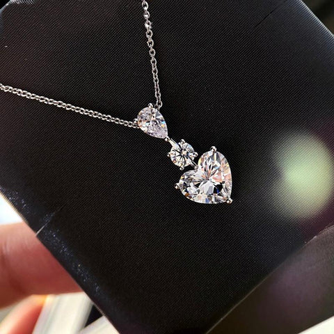 925 Sterling Silver Charm Pendants Necklace For Women Fine Jewelry-JW00055-Veeddydropshipping
