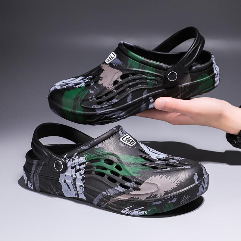 Memory Hospital Shoes Men Slip On Beach Water Slippers-BS01450-Veeddydropshipping