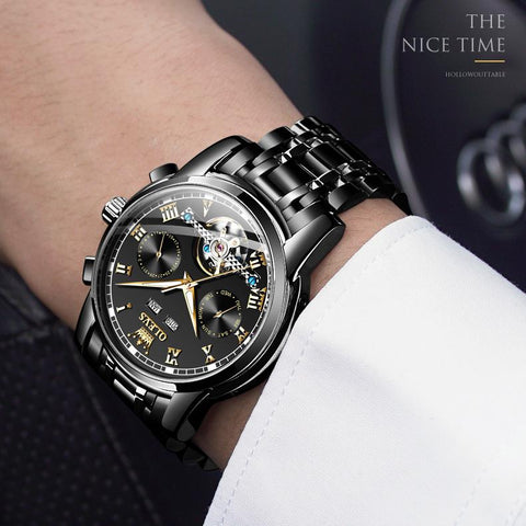 Mechanical Watches Automatic Watch Men Stainless Steel -JW00614-Veeddydropshipping