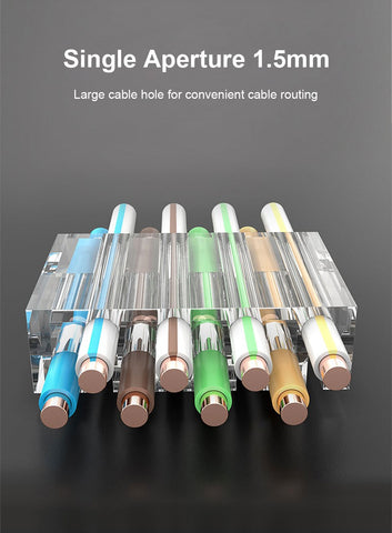 CAT6/7 CAT5 Pass Through RJ45 Modular Plug Network Connectors-CE00009-Veeddydropshipping