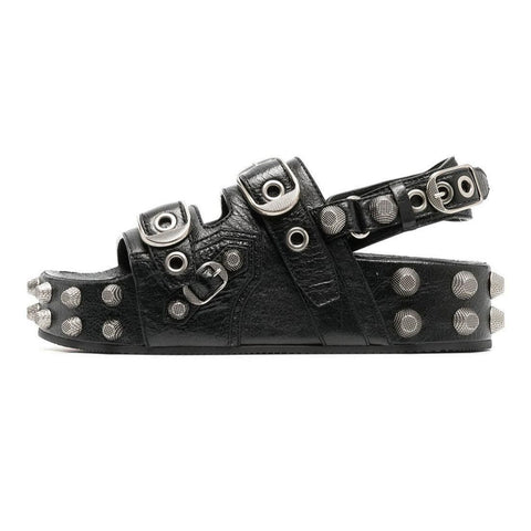 Strap Sandals Outdoor Genuine Leather Platform Designer-BS01468-Veeddydropshipping