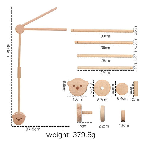 Let&#39;s Make Dropshipping Baby Mobile Cartoon Bed Bell 0-12 Months Baby Bed-TB00512-Veeddydropshipping